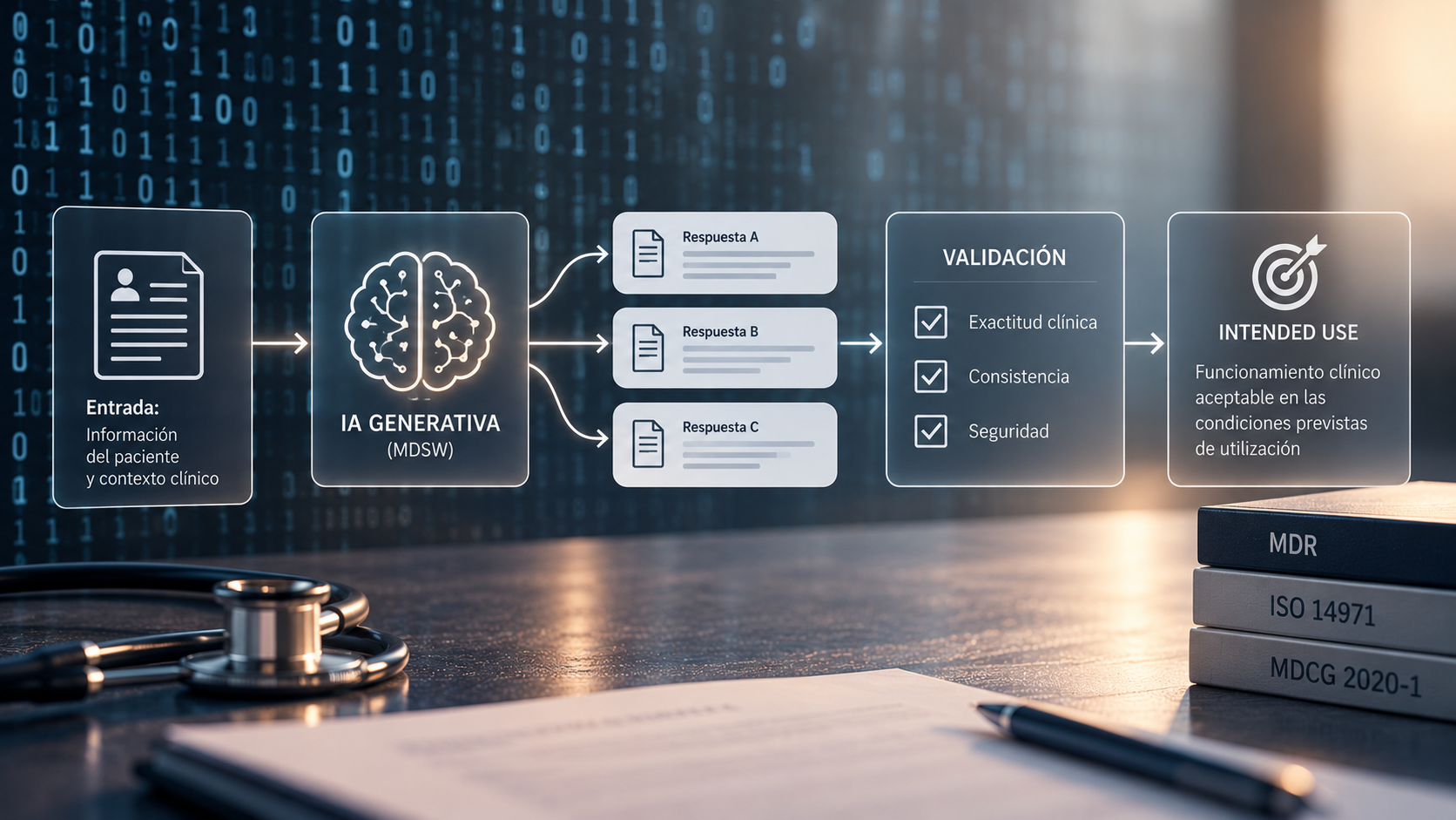 validación de un producto sanitario software inteligencia artificial generativa